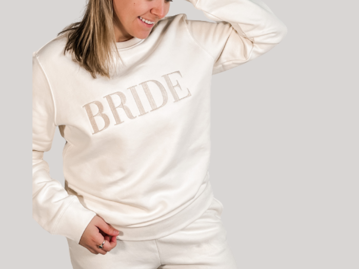 maid bridal sweatshirt collection for bride to be wifey just married honeymoon