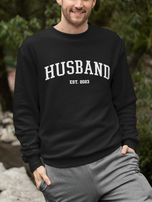 Varsity Husband Sweatshirt - maidbridal