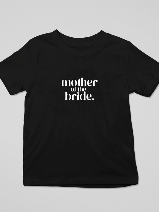 Maid Bridal 3D Hen Party T-Shirt in Black mother of the bride