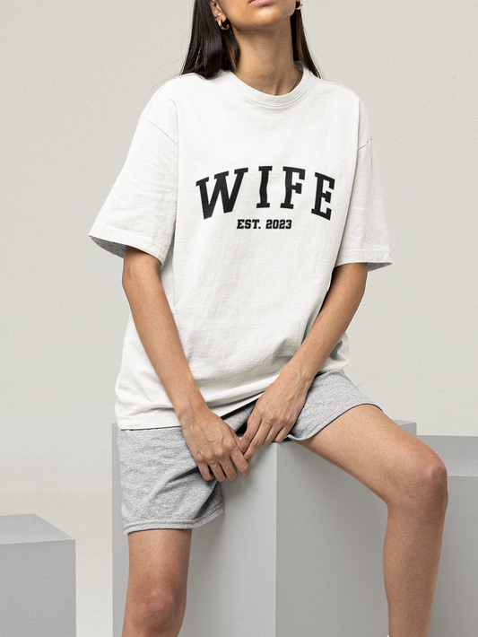 Varsity Wife T-Shirt - maidbridal